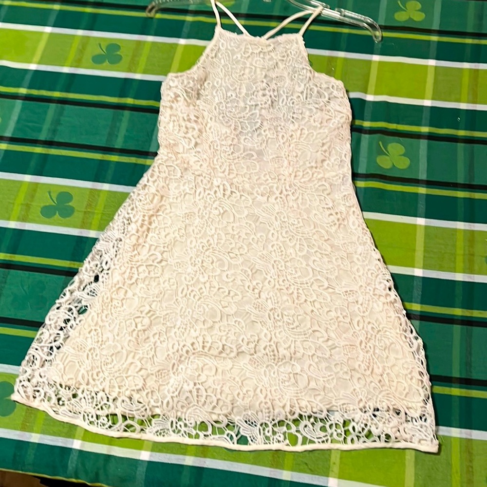 Ivory lace dress